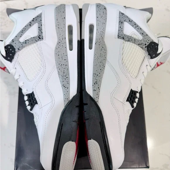 2015 Jordan’s 4’s BNIB 11.5 White/Black Cement - Picture 5 of 12